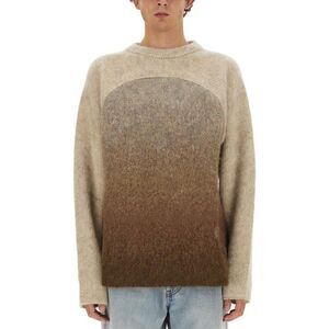 ERL Men's Ombre Knit Crewneck Sweater Men BROWN Sweaters & Cardigans